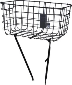 Basil Robin Fietsmand - Voor - Inclusief Bevestigingsmateriaal - Zwart