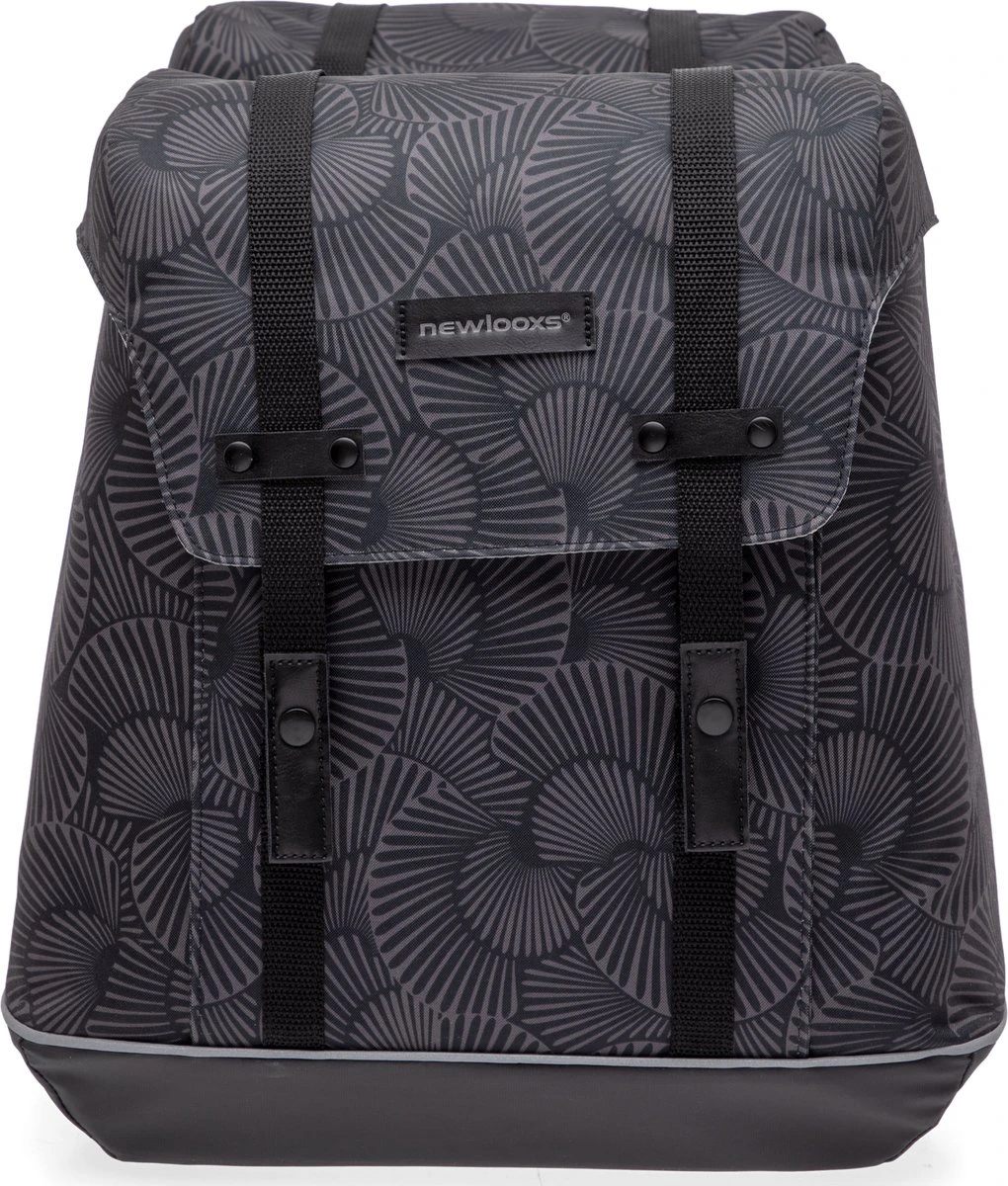 New Looxs Alba Double Selo Dubbele Fietstas - 34 Liter - Zwart 3 New Looxs Alba Double Selo Dubbele Fietstas - 34 Liter - Zwart