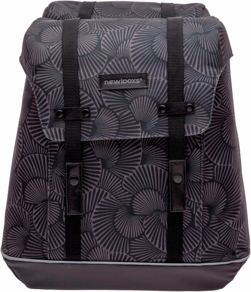 New Looxs Alba Double Selo Dubbele Fietstas - 34 Liter - Zwart 10 New Looxs Alba Double Selo Dubbele Fietstas - 34 Liter - Zwart - Afbeelding 8