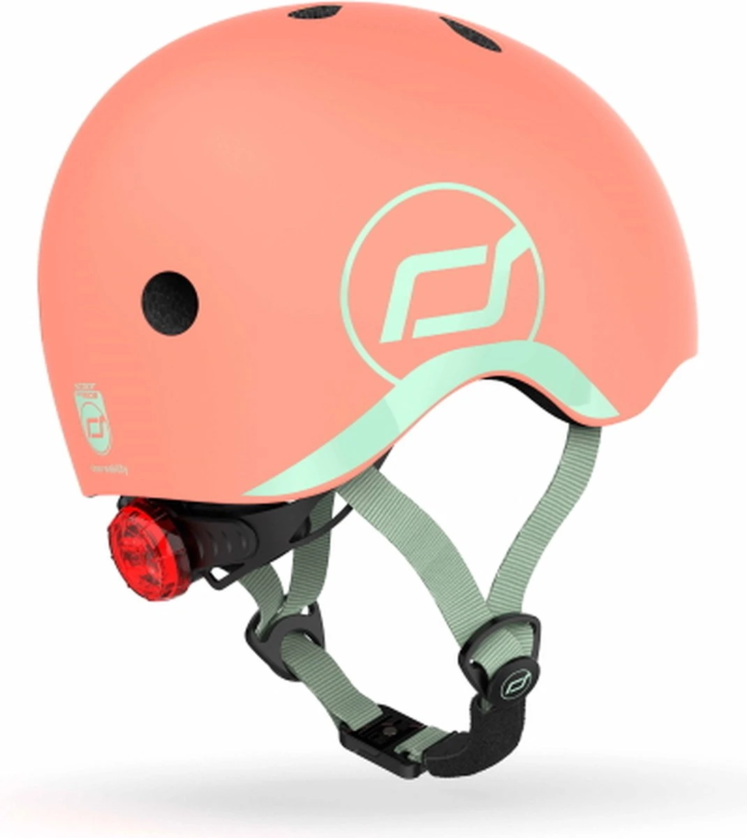 Scoot And Ride Peach Maat XXS-S Kinderhelm SR-96389 5 Scoot And Ride Peach Maat XXS-S Kinderhelm SR-96389 - Afbeelding 3