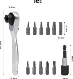 Fiezio TorqueSet Momentsleutel - Inbussleutel Set Inbussleutelset Fiets Bitset Bits Torx Spanner Ratelsleutel Schroevendraaier Gereedschapset -Volare Shop 1115x1200
