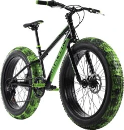 Ks Cycling Fiets Mountainbike MTB 24" Fat Bike SNW2458 Zwart-groen - 38 Cm -Volare Shop 1140x1200 3