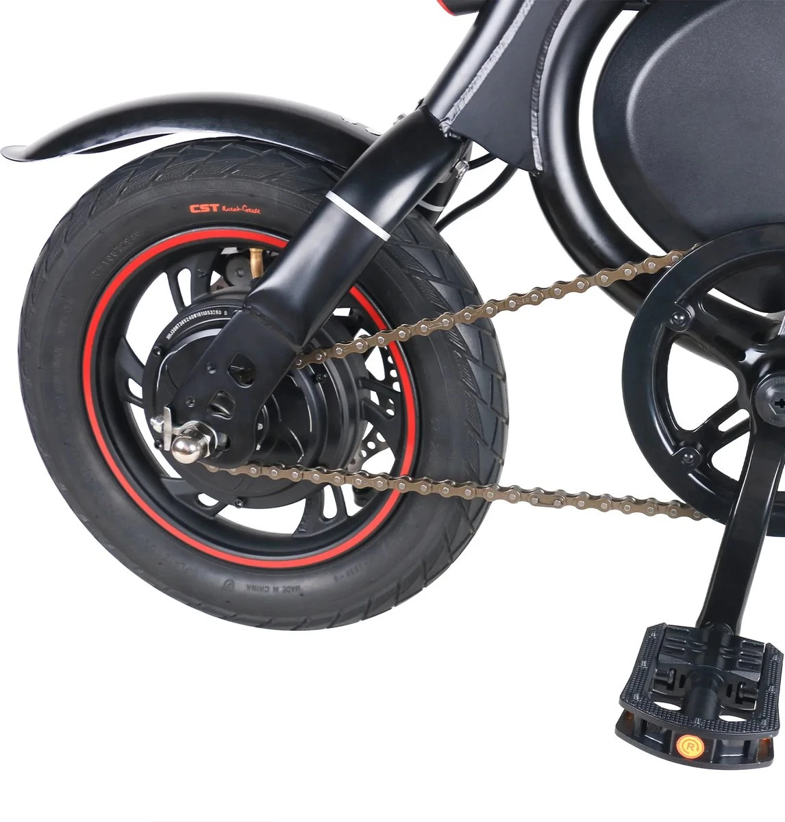 Windgoo - B3 Elektrische Long-Range E-Bike Met Trappers - E-bike - 25Km / H - Zwart 4 Windgoo - B3 Elektrische Long-Range E-Bike Met Trappers - E-bike - 25Km / H - Zwart - Afbeelding 2