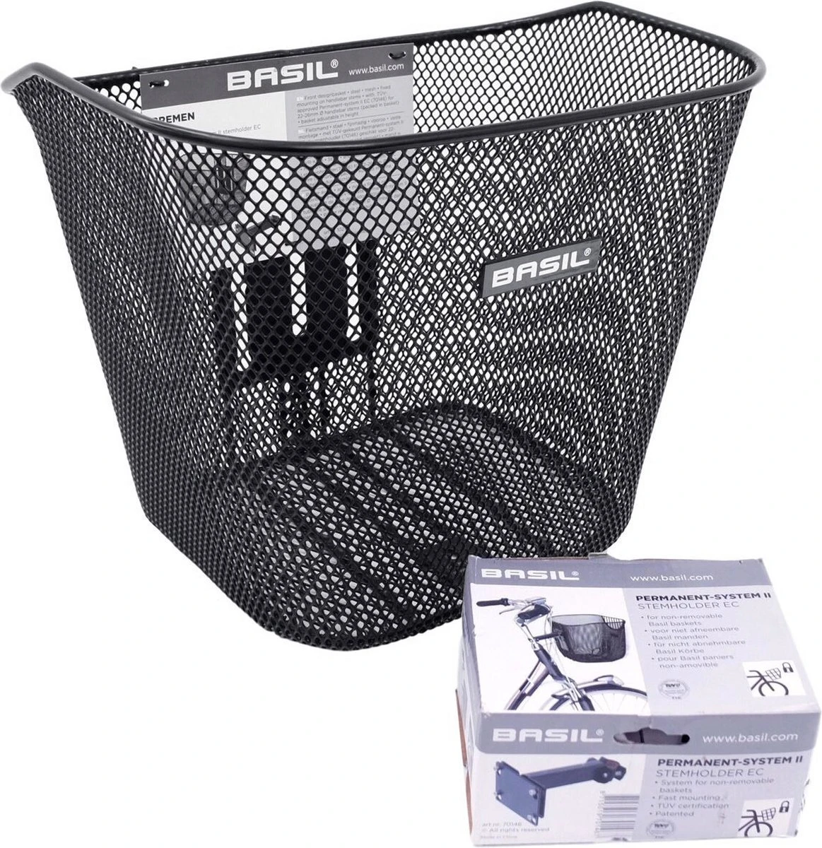 Basil Bremen Fietsmand - Voor - Staal - Inclusief Bevestigingssysteem - Zwart 13 Basil Bremen Fietsmand - Voor - Staal - Inclusief Bevestigingssysteem - Zwart - Afbeelding 11
