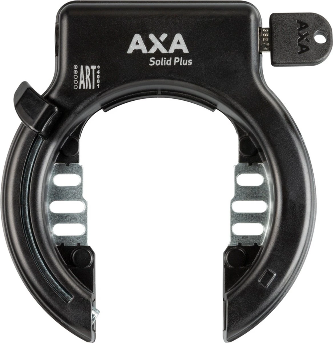 AXA Solid Plus Fietsslot- ART2 - Inclusief 140cm Insteekketting – Ringslot - Zwart 6 AXA Solid Plus Fietsslot- ART2 - Inclusief 140cm Insteekketting – Ringslot - Zwart - Afbeelding 4