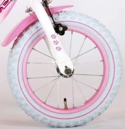 Volare Rose Kinderfiets - Meisjes - 14 Inch - Roze Wit - 95% Afgemonteerd -Volare Shop 1167x1200 2