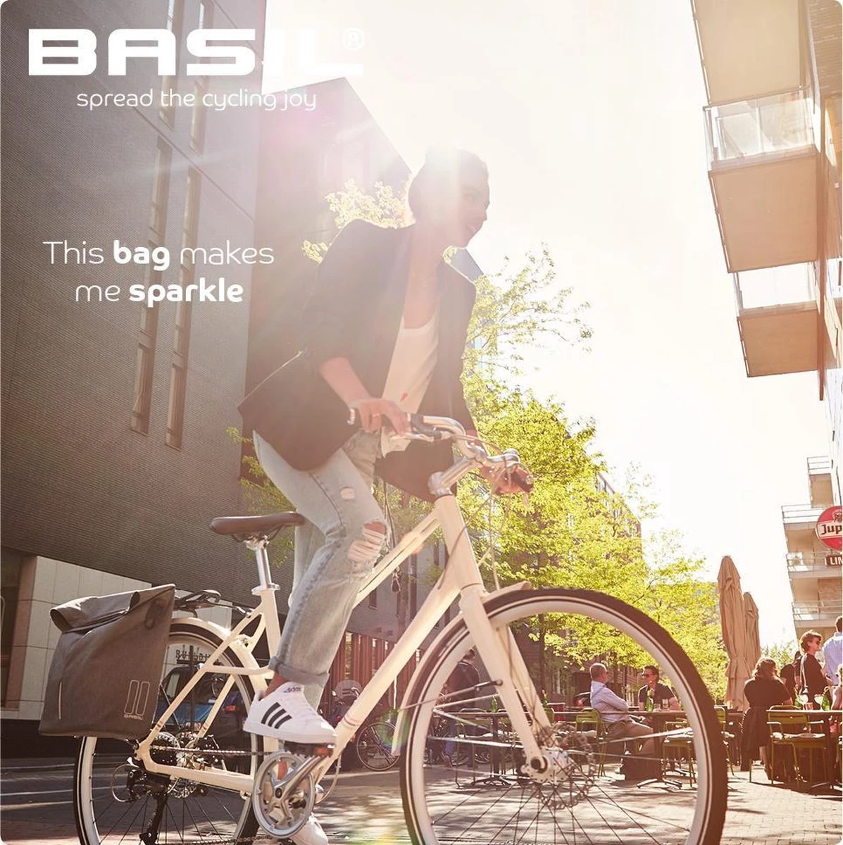 Basil City Fietsshopper - Enkele Fietstas - Grijs - 16 Liter 9 Basil City Fietsshopper - Enkele Fietstas - Grijs - 16 Liter - Afbeelding 7