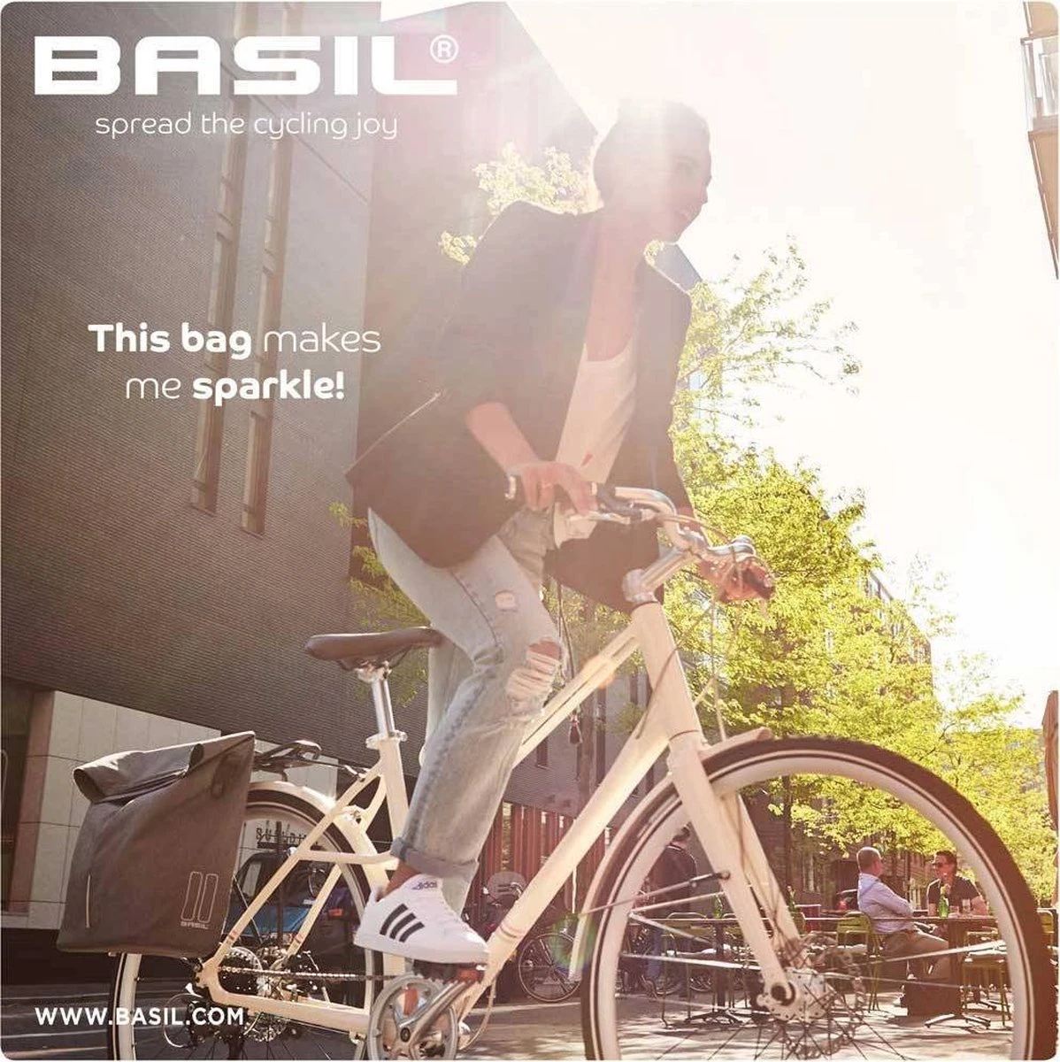 Basil City Fietsshopper - Enkele Fietstas - Grijs - 16 Liter 16 Basil City Fietsshopper - Enkele Fietstas - Grijs - 16 Liter - Afbeelding 14