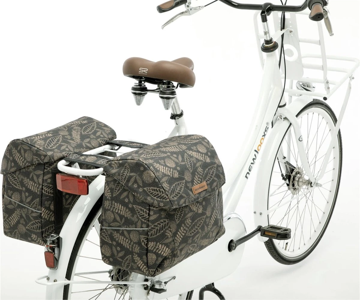 New Looxs Forest Joli Dubbele Fietstas - 37 Liter - Blauw 11 New Looxs Forest Joli Dubbele Fietstas - 37 Liter - Blauw - Afbeelding 9