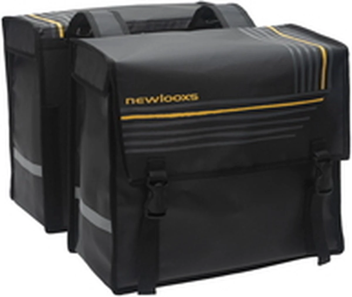 New Looxs Bisonyl Double Large Dubbele Fietstas - 66 Liter - Zwart 12 New Looxs Bisonyl Double Large Dubbele Fietstas - 66 Liter - Zwart - Afbeelding 10