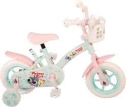 Volare Woezel & Pip Kinderfiets - Meisjes - 10 Inch - Mint Blauw/Roze - Doortrapper -Volare Shop 1200x1014 2
