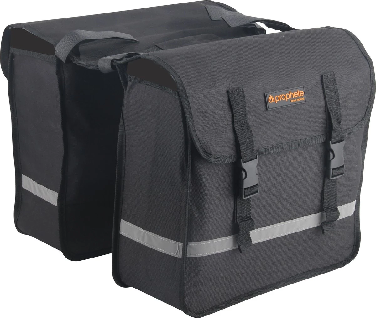 HikeMeister® - Dubbele Fietstas -Fietstassen Electrische Fietsen- Fietstassen Dubbel - 27L - Reflecterend - Zwart Dubbele Fietstas 3 HikeMeister® - Dubbele Fietstas -Fietstassen Electrische Fietsen- Fietstassen Dubbel - 27L - Reflecterend - Zwart Dubbele Fietstas