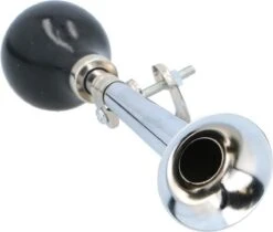 Alternative view of Dunlop Fiets Toeter Van Staal 21 Cm