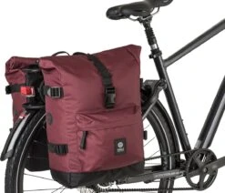 AGU Trend H2O Roll-Top Dubbele Fietstas Urban Rood - 28 L 18 AGU Trend H2O Roll-Top Dubbele Fietstas Urban Rood - 28 L -Volare Shop 1200x1028