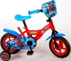 Marvel Spider-Man Kinderfiets - Jongens - 10 Inch - Rood/Blauw - Doortrapper -Volare Shop 1200x1029