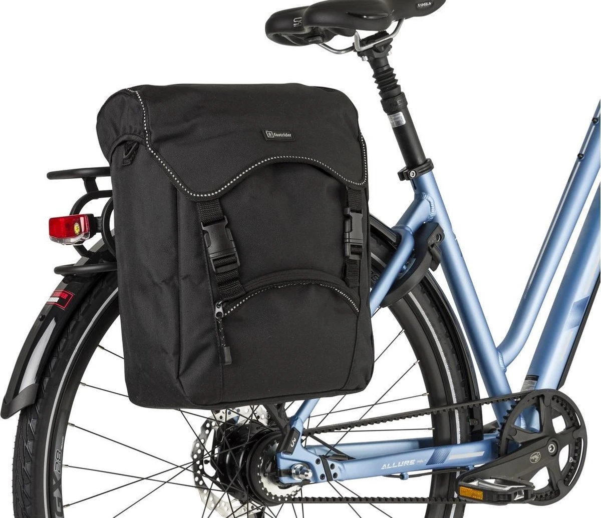 Fastrider Unibag Traffic Enkele Fietstas Zwart - 14L 5 Fastrider Unibag Traffic Enkele Fietstas Zwart - 14L - Afbeelding 3