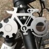 Merkloos Fiets Multitool - RVS Gereedschap Voor Fietsreparatie - Gadget Voor Fietsers