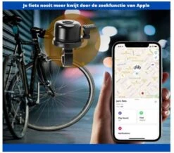Fietsbel Voor Apple AirTag - AirTag Houder - AirTag Fiets - AirTag Hoesje - Incl. Schroevendraaier Voor Montage - Waterdicht -Volare Shop 1200x1060