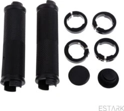 ESTARK® - Fietshandvatten - Lock-On - Handvatten - Universeel - Fiets – Mountainbike – Professioneel - Grips - Extra Grip – Fietshandvaten -Handvaten - Handig Te Monteren - Anti-slip – Fietsen – Stuur – Bikegrips – Lock-on Aanspanbaar - Zwart - LO-zw 22 ESTARK® - Fietshandvatten - Lock-On - Handvatten - Universeel - Fiets – Mountainbike – Professioneel - Grips - Extra Grip – Fietshandvaten -Handvaten - Handig Te Monteren - Anti-slip – Fietsen – Stuur – Bikegrips – Lock-on Aanspanbaar - Zwart - LO-zw -Volare Shop 1200x1071