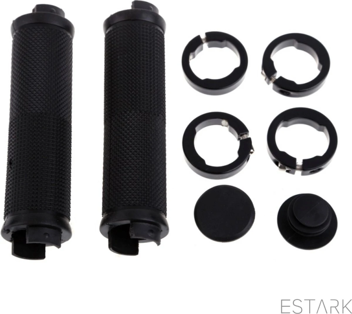 ESTARK® - Fietshandvatten - Lock-On - Handvatten - Universeel - Fiets – Mountainbike – Professioneel - Grips - Extra Grip – Fietshandvaten -Handvaten - Handig Te Monteren - Anti-slip – Fietsen – Stuur – Bikegrips – Lock-on Aanspanbaar - Zwart - LO-zw 6 ESTARK® - Fietshandvatten - Lock-On - Handvatten - Universeel - Fiets – Mountainbike – Professioneel - Grips - Extra Grip – Fietshandvaten -Handvaten - Handig Te Monteren - Anti-slip – Fietsen – Stuur – Bikegrips – Lock-on Aanspanbaar - Zwart - LO-zw - Afbeelding 4