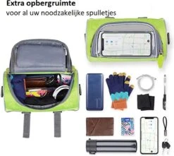 DICY Fiets Stuurtas - Fietstas Stuur Met Smartphone / Telefoonhouder & Kaarthouder Zwart 10 DICY Fiets Stuurtas - Fietstas Stuur Met Smartphone / Telefoonhouder & Kaarthouder Zwart -Volare Shop 1200x1073