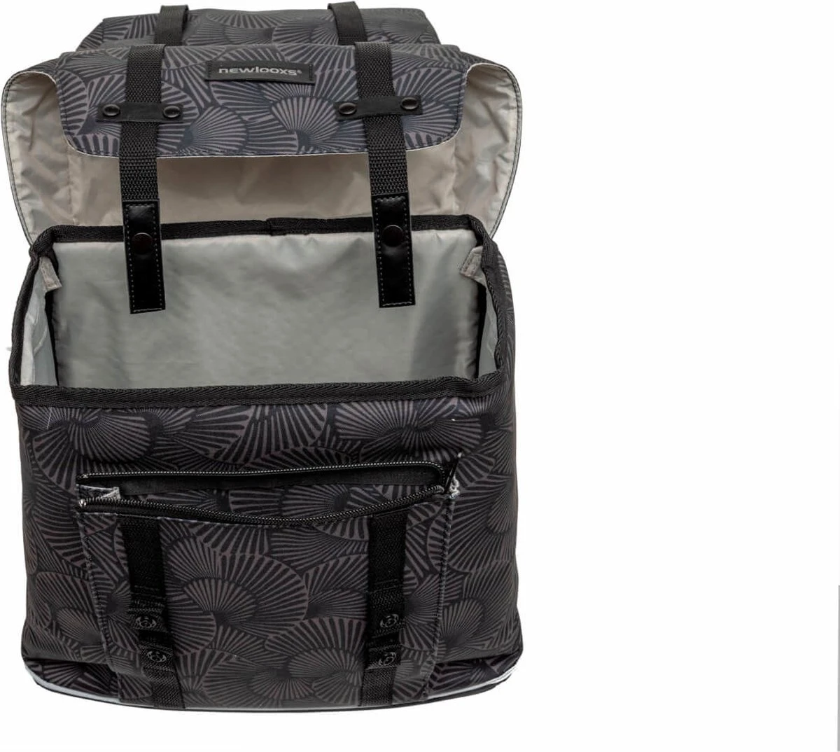 New Looxs Alba Double Selo Dubbele Fietstas - 34 Liter - Zwart 9 New Looxs Alba Double Selo Dubbele Fietstas - 34 Liter - Zwart - Afbeelding 7