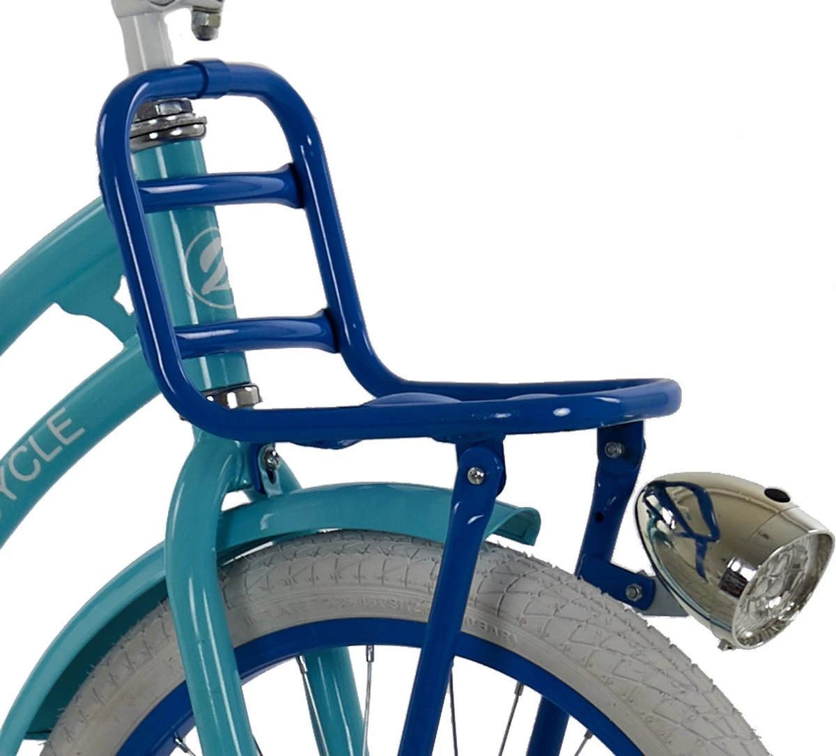 2Cycle Lady Kinderfiets - 20 Inch - Voordrager - Blauw - Meisjesfiets 4 2Cycle Lady Kinderfiets - 20 Inch - Voordrager - Blauw - Meisjesfiets - Afbeelding 2