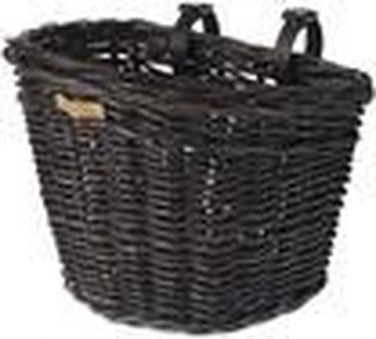 Basil Noir Fietsmand L - Voor - Rotan - Zwart Melee - Large 5 Basil Noir Fietsmand L - Voor - Rotan - Zwart Melee - Large - Afbeelding 3