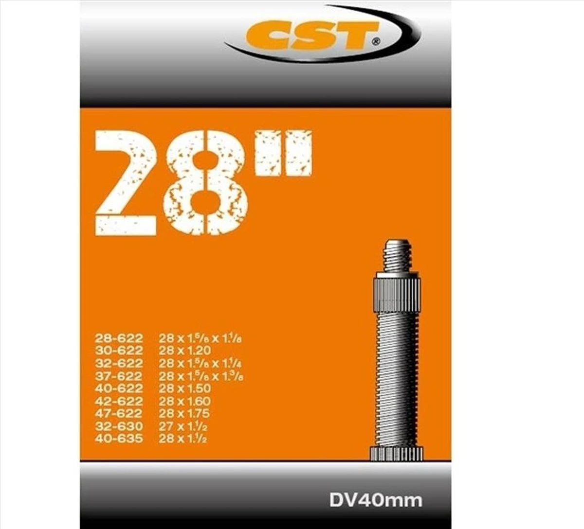 CST | Binnenband Fiets | Hollands Ventiel | 28 Inch | Normaal Ventiel | 40 Mm - 28 X 1 3/8 - 1 1/8 - 1 1/2 - 150 | 37-622 | 4 CST | Binnenband Fiets | Hollands Ventiel | 28 Inch | Normaal Ventiel | 40 Mm - 28 X 1 3/8 - 1 1/8 - 1 1/2 - 150 | 37-622 | - Afbeelding 2