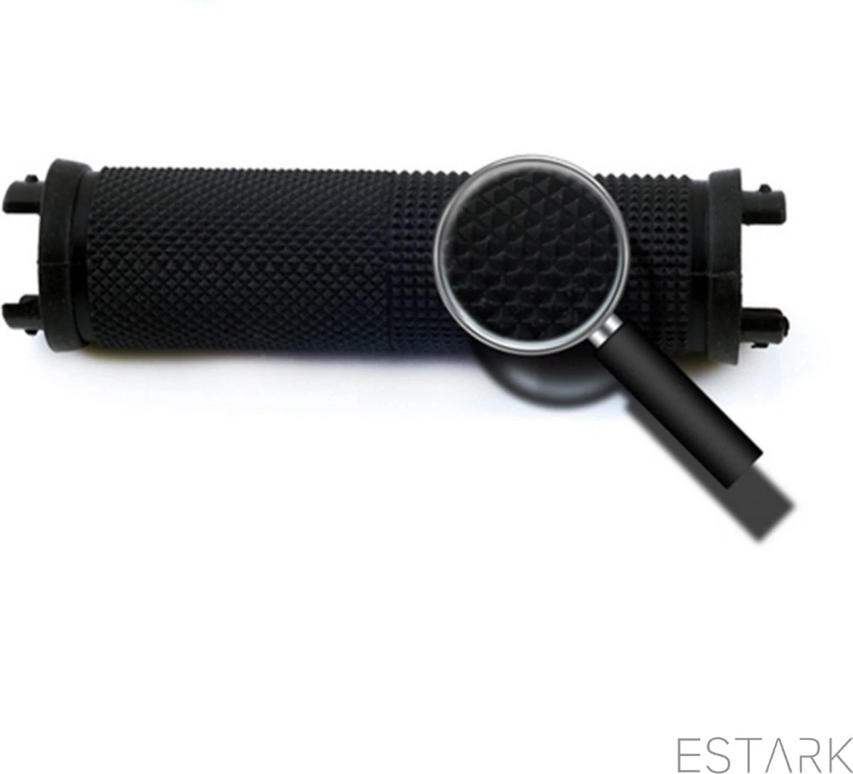 ESTARK® - Fietshandvatten - Lock-On - Handvatten - Universeel - Fiets – Mountainbike – Professioneel - Grips - Extra Grip – Fietshandvaten -Handvaten - Handig Te Monteren - Anti-slip – Fietsen – Stuur – Bikegrips – Lock-on Aanspanbaar - Zwart - LO-zw 4 ESTARK® - Fietshandvatten - Lock-On - Handvatten - Universeel - Fiets – Mountainbike – Professioneel - Grips - Extra Grip – Fietshandvaten -Handvaten - Handig Te Monteren - Anti-slip – Fietsen – Stuur – Bikegrips – Lock-on Aanspanbaar - Zwart - LO-zw - Afbeelding 2