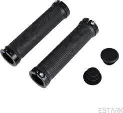ESTARK® - Fietshandvatten - Lock-On - Handvatten - Universeel - Fiets – Mountainbike – Professioneel - Grips - Extra Grip – Fietshandvaten -Handvaten - Handig Te Monteren - Anti-slip – Fietsen – Stuur – Bikegrips – Lock-on Aanspanbaar - Zwart - LO-zw 25 ESTARK® - Fietshandvatten - Lock-On - Handvatten - Universeel - Fiets – Mountainbike – Professioneel - Grips - Extra Grip – Fietshandvaten -Handvaten - Handig Te Monteren - Anti-slip – Fietsen – Stuur – Bikegrips – Lock-on Aanspanbaar - Zwart - LO-zw -Volare Shop 1200x1108