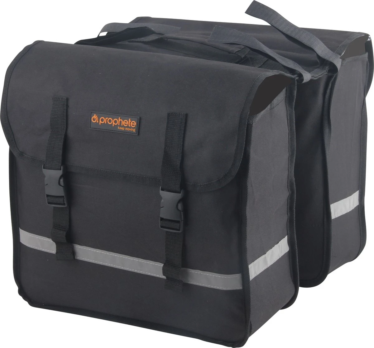 HikeMeister® - Dubbele Fietstas -Fietstassen Electrische Fietsen- Fietstassen Dubbel - 27L - Reflecterend - Zwart Dubbele Fietstas 6 HikeMeister® - Dubbele Fietstas -Fietstassen Electrische Fietsen- Fietstassen Dubbel - 27L - Reflecterend - Zwart Dubbele Fietstas - Afbeelding 4