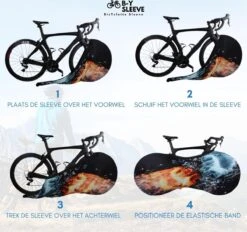 B-Y Sleeve Fietshoes T/m 29" - Fiets Beschermhoes - Racefiets Hoes - MTB - Bike Cover - Model: Black 20 B-Y Sleeve Fietshoes T/m 29" - Fiets Beschermhoes - Racefiets Hoes - MTB - Bike Cover - Model: Black -Volare Shop 1200x1129 3
