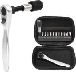 Alternative view of Fiezio TorqueSet Momentsleutel - Inbussleutel Set Inbussleutelset Fiets Bitset Bits Torx Spanner Ratelsleutel Schroevendraaier Gereedschapset