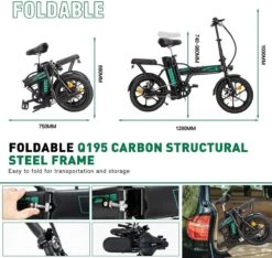 HITWAY Elektrische Fiets Voor, Stadsfietsen Opvouwbaar, E-BIKE, 7.5Ah Batterij, 250W Motor, Actieradius Tot 45 Km - BK5 15 HITWAY Elektrische Fiets Voor, Stadsfietsen Opvouwbaar, E-BIKE, 7.5Ah Batterij, 250W Motor, Actieradius Tot 45 Km - BK5 -Volare Shop 1200x1138 2