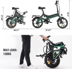 HITWAY Elektrische Fiets - Opvouwbare E-bike - 16 Inch-250W-2023 Model 18 HITWAY Elektrische Fiets - Opvouwbare E-bike - 16 Inch-250W-2023 Model -Volare Shop 1200x1138 5