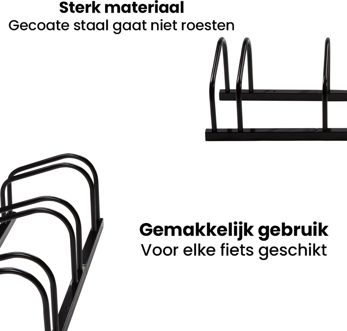 Fietsenrek 6 Fietsen Tom - Zwart - Goets 5 Fietsenrek 6 Fietsen Tom - Zwart - Goets - Afbeelding 4