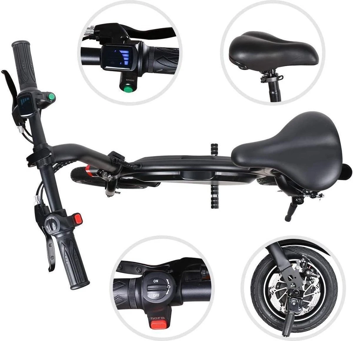 Windgoo B3 | Elektrische Mini-scooter | Opvouwbaar 11 Windgoo B3 | Elektrische Mini-scooter | Opvouwbaar - Afbeelding 9