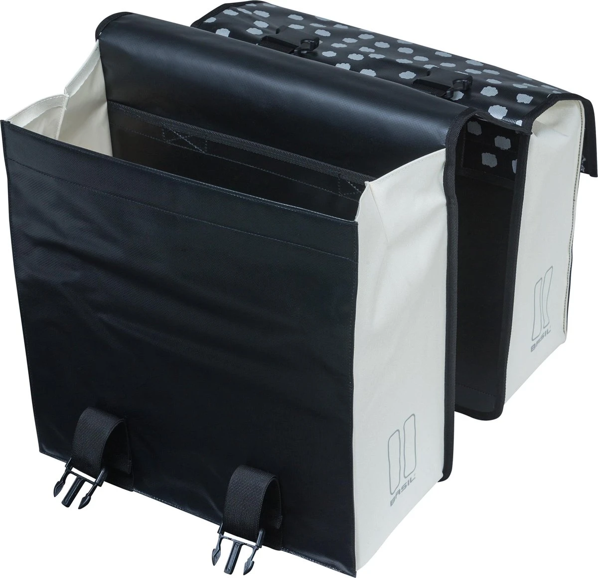 Basil Urban Load Dubbele Fietstas - Zwart - 48 Liter 8 Basil Urban Load Dubbele Fietstas - Zwart - 48 Liter - Afbeelding 6