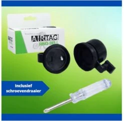 Fietsbel Voor Apple AirTag - AirTag Houder - AirTag Fiets - AirTag Hoesje - Incl. Schroevendraaier Voor Montage - Waterdicht -Volare Shop 1200x1169 1