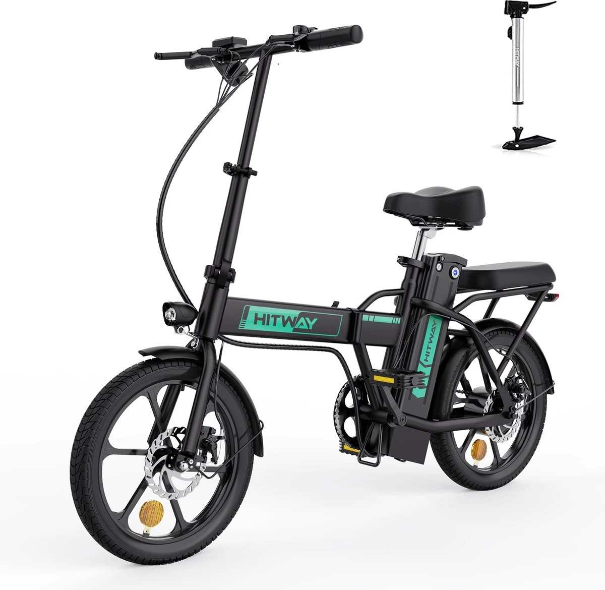 Hitway BK5 - Elektrische Fiets - E-Bike Opvouwbaar - 8,4Ah Accu- 2023 Model 5 Hitway BK5 - Elektrische Fiets - E-Bike Opvouwbaar - 8,4Ah Accu- 2023 Model - Afbeelding 3