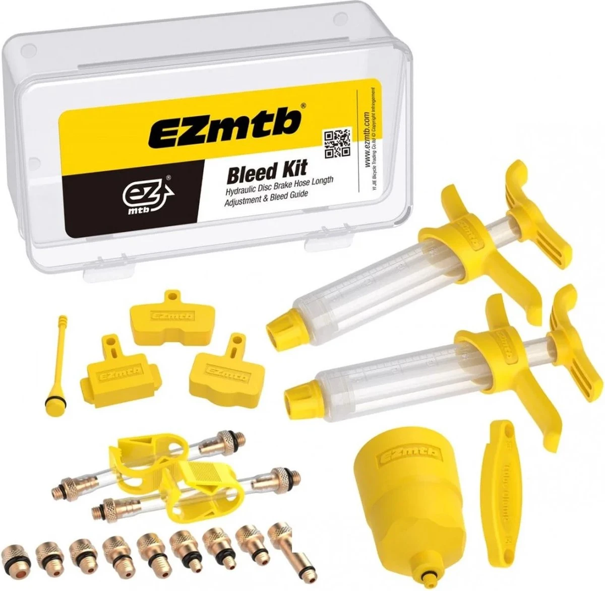 Ontluchtingsset EZmtb Special 2022 - Incl. Metalen Adapters En Nieuw Model Trechter 4 Ontluchtingsset EZmtb Special 2022 - Incl. Metalen Adapters En Nieuw Model Trechter - Afbeelding 2