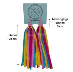 Entergoods® Stuurslingers - Fiets Versiering Kinderen - Stuurversiering Slingers - Handvat Streamers Voor Meisjes - Vrolijke Franjes - 2 Stuks - 24 CM - Stuurslingers Voor Kinderfiets -Volare Shop 1200x1184 2
