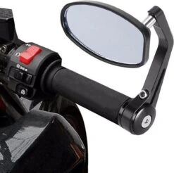 Bar End Spiegels - Motor Spiegels - Stuurspiegel - Universeel - 7/8 ''22mm - Zwart -Volare Shop 1200x1193 4