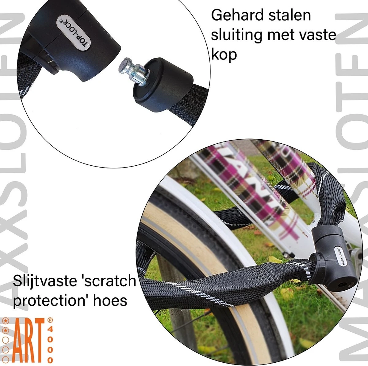 Maxx-Locks Twizel Fietsslot ART 2 - 110cm - Zwart 5 Maxx-Locks Twizel Fietsslot ART 2 - 110cm - Zwart - Afbeelding 3