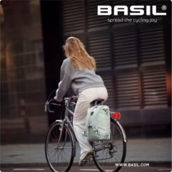 Basil SoHo Fietsrugzak Nordlicht - Enkele Fietstas - Mosgroen - 17 Liter -Volare Shop 1200x1198 5