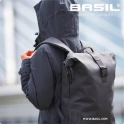 Basil SoHo Fietsrugzak Nordlicht - Enkele Fietstas - Mosgroen - 17 Liter -Volare Shop 1200x1198 6