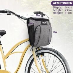 Levevis: Fietstas En Schoudertas Met Smartphonehouder - Waterbestendige Stuurtas Fiets Mobielhouder Fiets - Stuurtas Enkel - Frame - Elektrische Fiets - Racefiets - Fiets Tas Stuur - 6,4 Liter - 6,7 Inch Mobielhouder. -Volare Shop 1200x1200 129