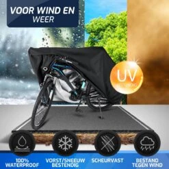 Alternative view of Easavida Fietshoes Voor 1/2 Fietsen – Fietsbeschermhoes – Waterdicht – 200 X 85 X 110 Cm – Inclusief Opbergtas