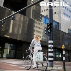 Basil SoHo Fietsrugzak Nordlicht - Enkele Fietstas - Mosgroen - 17 Liter -Volare Shop 1200x1200 180